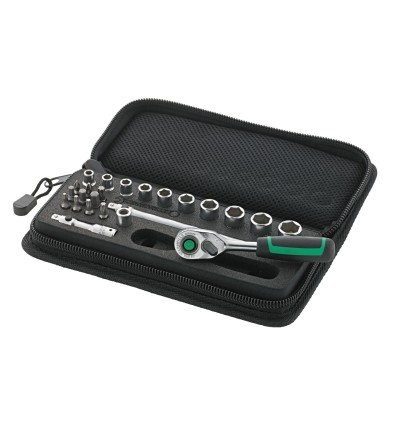 JUEGO COMPLETO DE LLAVE DE VASO 1/4" 40/20/4 SCI
