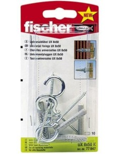 TACO FIJ GANCHO 06X035MM UX RHK FISCHER