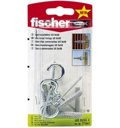 TACO FIJ GANCHO 06X035MM UX RHK FISCHER