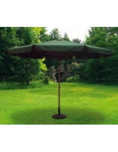 PARASOL/SOMBRILLA JARDIN 3.5MT ALUMINIO VERDE C/FALDON
