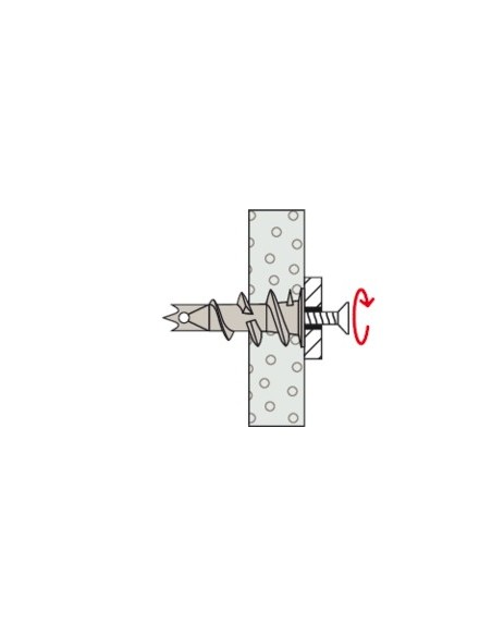 TACO AUTOPERFORANTE 04,5X35MM GKM SK FISCHER