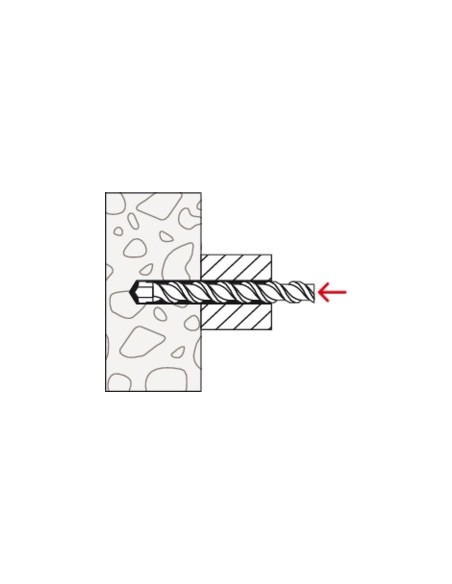TACO CLAVABLE NYLON 8X80MM