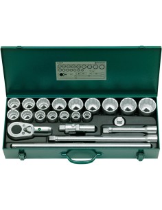 JUEGO COMPLETO DE LLAVE DE VASO 3/4" 55A/16/6