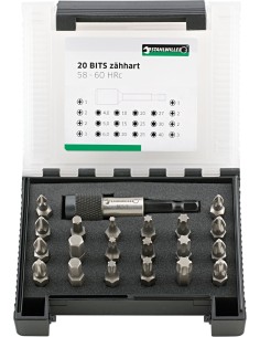 JUEGO DE PUNTAS PARA TORNILLOS 1204/21-1