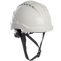 CASCO ALTURA CURRO-V CON BARBOQUEJO BLANCO