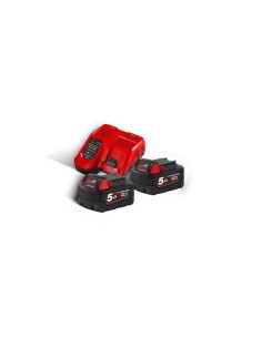 KIT CARGADOR + 2 BAT 5.0AH M18NRG-502C