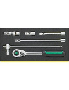 BANDEJA TCS CON JUEGO DE HERRAMIENTAS DE MANO 1/2" TCS 1/2" 512/6 QR