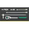 BANDEJA TCS CON JUEGO DE HERRAMIENTAS DE MANO 1/2" TCS 1/2" 512/6 QR