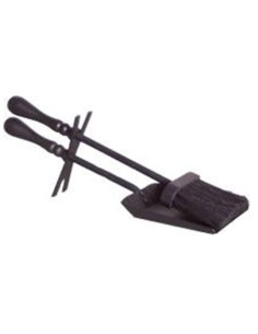RECOGEDOR LIMP CHIMENEA 38CM +ESCOBA VIVAH