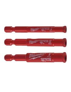 BROCA CORONA JUEGO 3 BROCAS DIAMOND PLUS 6-8-10 MM