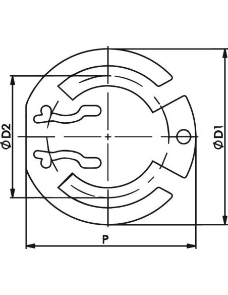 PLACA ADAPTORA 6878AR REDONDA