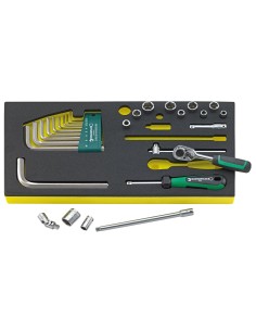 BANDEJA TCS C/ JUEGO HERRAMIENTAS DE ACCIONAMIENTO TCS 1/4"+10760CV QR