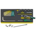 BANDEJA TCS C/ JUEGO HERRAMIENTAS DE ACCIONAMIENTO TCS 1/4"+10760CV QR