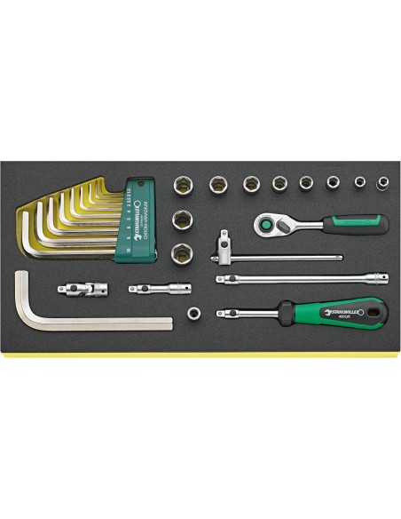 BANDEJA TCS C/ JUEGO HERRAMIENTAS DE ACCIONAMIENTO TCS 1/4"+10760CV QR