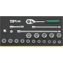 BANDEJA TCS CON BOCAS DE LLAVE DE VASO 3/8" TCS 456/16/7QR