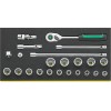 BANDEJA TCS CON BOCAS DE LLAVE DE VASO 3/8" TCS 456/16/7QR
