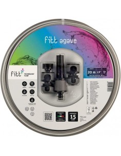 KIT ROLLO MANGUERA AGAVE 15MM X 20MT CON ACCESORIOS