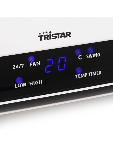 CALEFACTOR ELEC 2000W CON MANDO TRISTAR