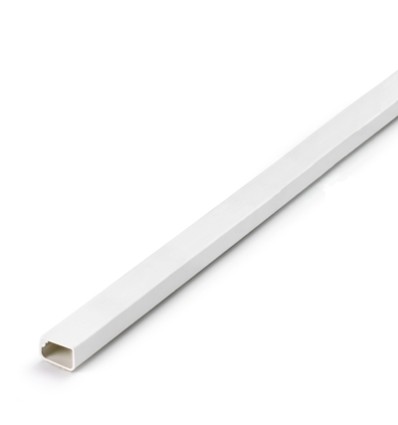 CANALETA ADHESIVA 12 X 7 MM BLANCO 2406-2G