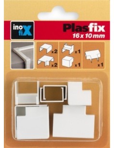 CANALETA ELEC 16X10MM PVC BL ACCS INOFIX
