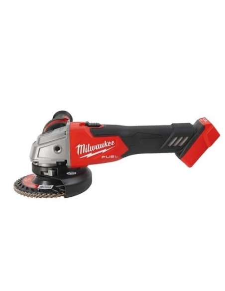 AMOLADORA 125MM 18V SIN BAT FUEL HD BOX M18FSAG125X-0X AVS FIXTEC BOTON BLOQUEO