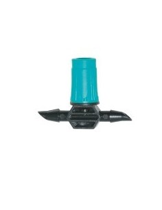 GOTERO MICRO RIEGO AJU 4MM NEG/VER NATUUR 10 PZ