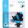 VALVULA MICRO RIEGO NEGRO/VERDE NEG/VER NATUUR 5 PZ