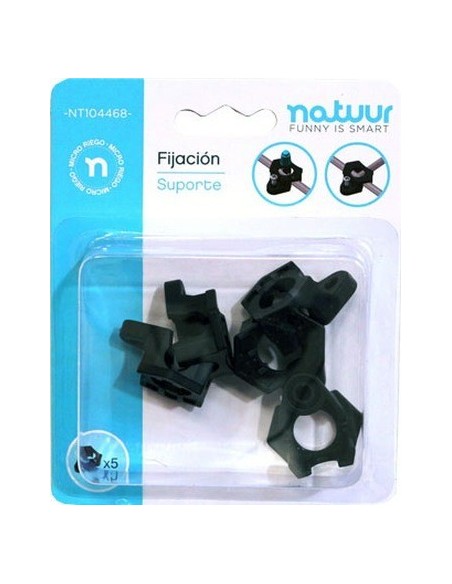 FIJACION MICRO RIEGO SOPORTE 4MM NE NATUUR 5 PZ