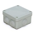 CAJA ESTANCA 100X100X55 CON CONOS 3011 GRIS