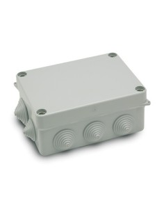 CAJA ESTANCA 153X110X63 CON CONOS 3012 GRIS
