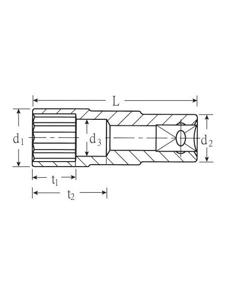BOCA IMPACT 1/2" 51AP 25/32