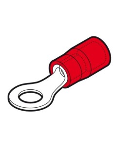 CONECTOR RP-P12 ROJO 0.25-1.5MM (100 UD)