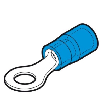 CONECTOR HEMBRA AZUL BP-P12 (BL.100UNID)