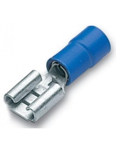 CONECTOR HEMBRA AZUL BF-F608 (100UNID)
