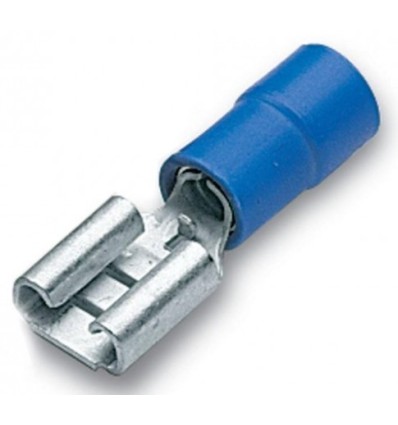 CONECTOR HEMBRA AZUL BF-F608 (100UNID)