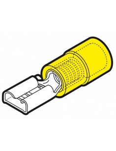 CONECTOR HEMBRA AMARILLO GF-F608 (100 UD)