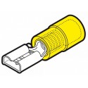 CONECTOR HEMBRA AMARILLO GF-F608 (100 UD)