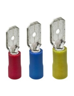 TERMINAL ELEC AZUL FASTON MACHO AZ HEPOLUZ 10 PZ