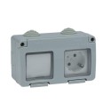 INTERRUPTOR ELEC 10AMP-250V ESTANCO CONM. ENCHUFE IP55 FAMAT