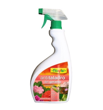 INSECTICIDA GERANIOS ANTI TALADRO PULVERIZADOR FLOWER 750 ML