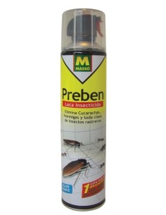 INSECTICIDA CUCARACHAS EFECTO INMEDIATO MASSO 600 ML