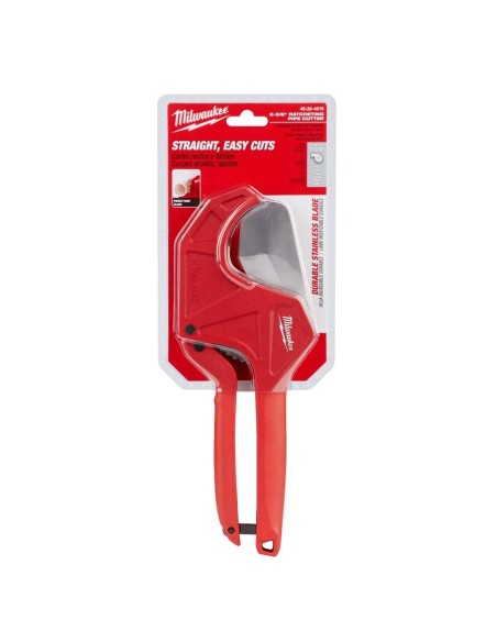 TIJERA CORTA TUBOS PVC 60 MM CON CARRACA