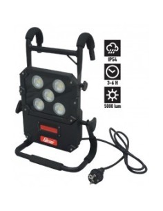 FOCO PORTATIL CON BASTIDOR METALICO 50W 5000 LUMENS IP54