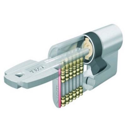 CILINDRO SEG. T60 30X30MM LEVA LG LATON TESA T6353030L