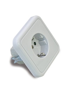 BASE EMPOTRAR PORCELANA TT 16A-250V