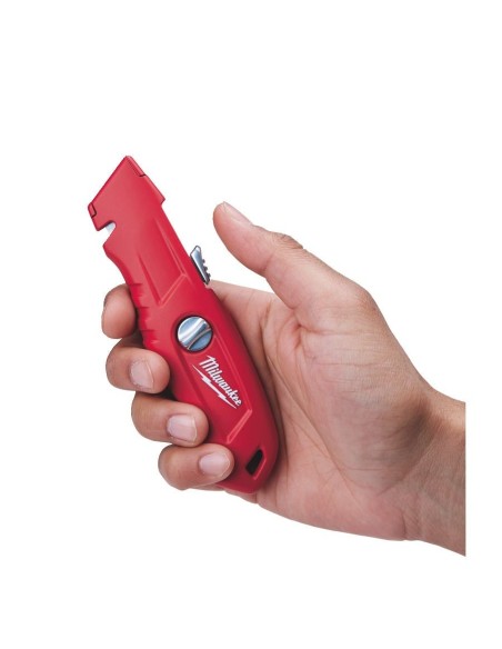 CUCHILLA CUTTER AUTO RETRACTIL DE SEGURIDAD CON DEPOSITO DE HOJAS