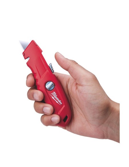 CUCHILLA CUTTER AUTO RETRACTIL DE SEGURIDAD CON DEPOSITO DE HOJAS