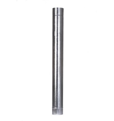 TUBO ESTUFA LISO THECA 200MM GALVANIZADO 7500023 ACERO