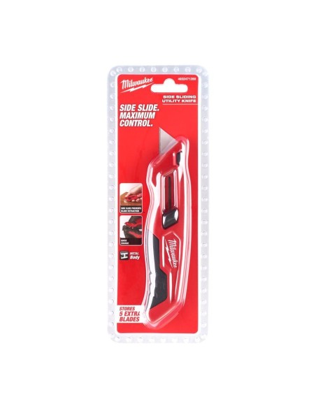 CUCHILLA CUTTER RETRACTIL CON DEPOSITO PARA HOJAS