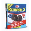 RATICIDA 10BOL X 100GR CEBO FRESCO RATIBROM-2 D01.370 1 KG